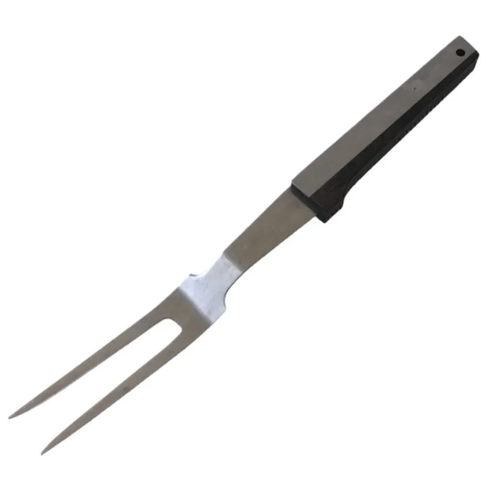 Vernco Meat Fork Carving Hi Cv Stainless Steel Japan Hand Honed Black Angus Mcm.
